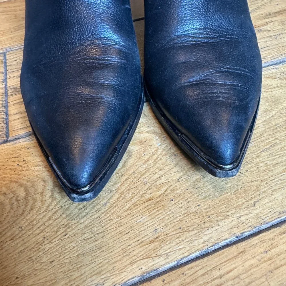 Acne Studio Black Jensen Boots - Picture 5 of 8